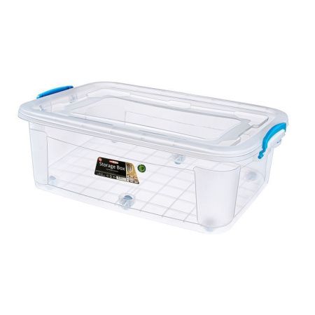 Контейнер для хранения 30л 640*415*195мм пластик на колесах STORAGE BOX (6)