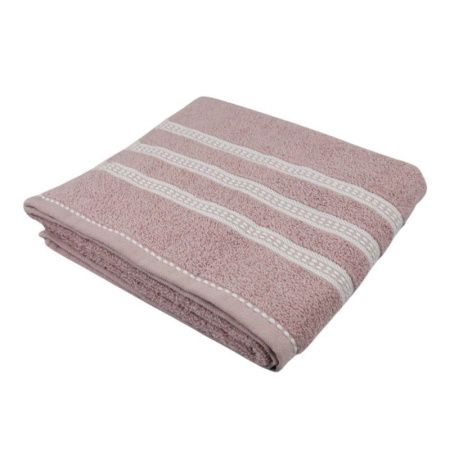 Полотенце махровое 50*90см ПОРТО пудровый