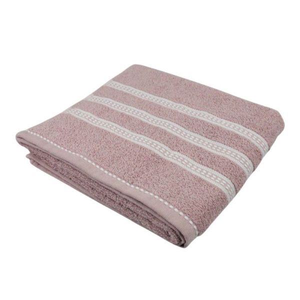 Полотенце махровое 50*90см ПОРТО пудровый