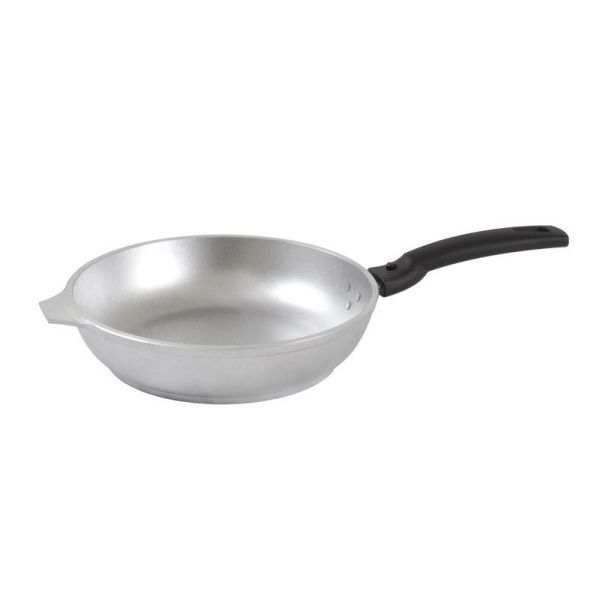 Сковорода 24см h6см алюминий без крышки съем.ручка (10)