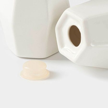 Набор для специй 4пр (солонка, перечница, салфетница, емкость д/зубочисток) фарфор на дерев подставк