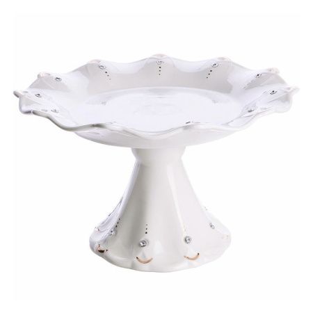 Фруктовница на ножке 22,5*13,5см фарфор LR60021 (12)