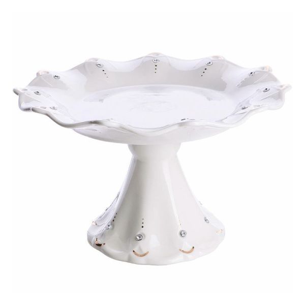 Фруктовница на ножке 22,5*13,5см фарфор LR60021 (12)