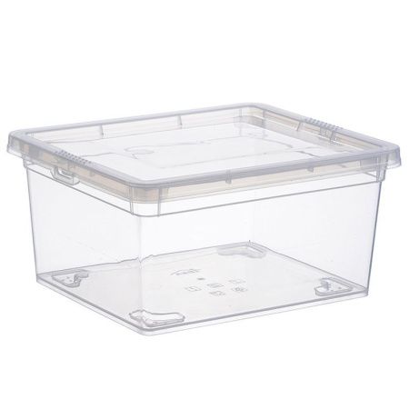 Контейнер пищевой 2л 190*160*90мм пластик Прозрачный (10)