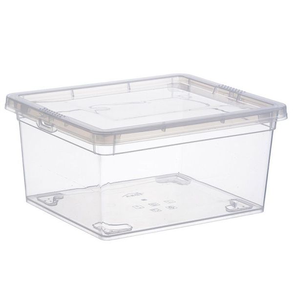 Контейнер пищевой 2л 190*160*90мм пластик Прозрачный (10)