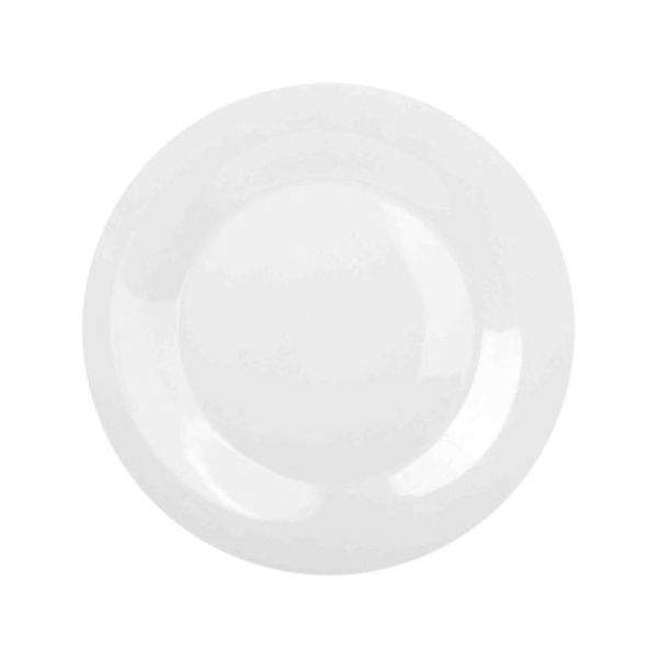 Тарелка мелкая 17,5см фарфор белье круглая (6/96)