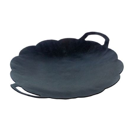 Садж 35см вороненая сталь Ромашка (1)