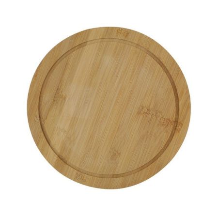 Доска разделочная круглая 28*1см бамбук JC-12846 (50)