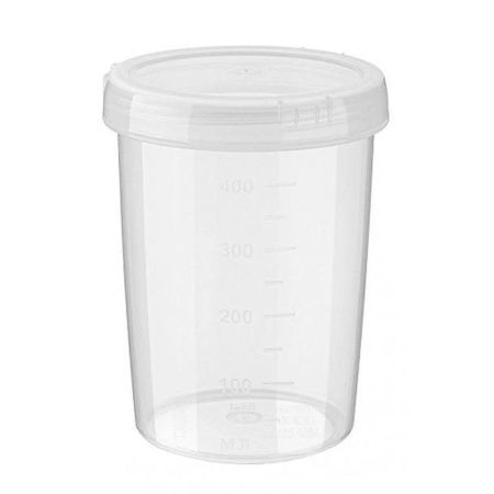 Контейнер пищевой 500мл 9*12см пластик ВИНТАЖ ТВИСТ с завинчивающейся крышкой (32)