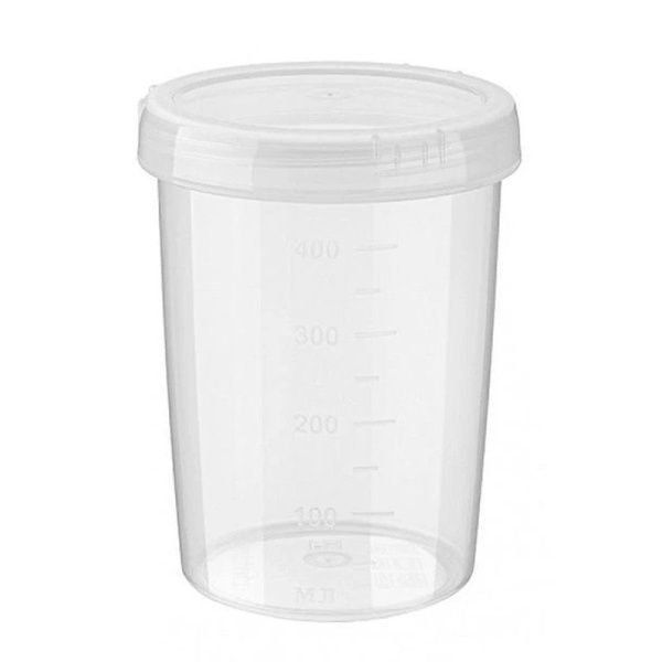 Контейнер пищевой 500мл 9*12см пластик ВИНТАЖ ТВИСТ с завинчивающейся крышкой (32)