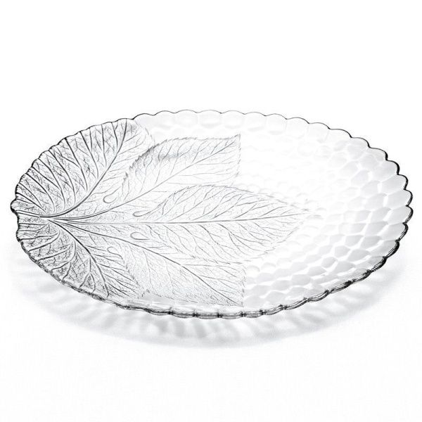 Тарелка мелкая 25*32см стекло СУЛТАНА (12)