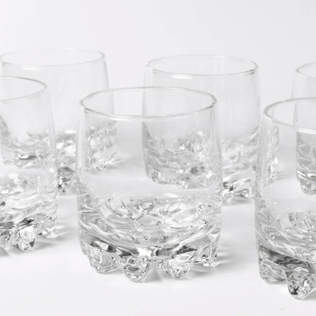 Стаканы для сока набор 6шт 200мл стекло СИЛЬВАНА (8)