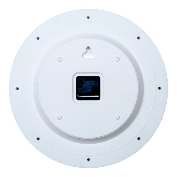 Часы настенные 38,5см пластик РУБИН Классика серые (5)