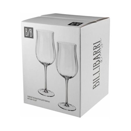 Бокалы для вина набор 4шт 410мл стекло BILLIBARRI BENISA (6)