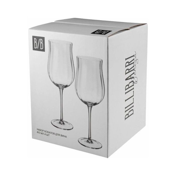 Бокалы для вина набор 4шт 410мл стекло BILLIBARRI BENISA (6)