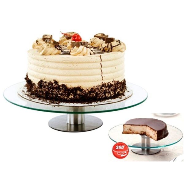 Тортовница вращающаяся 30см стекло LR60291 (6)