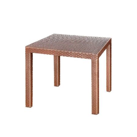 Стол 815*815*750мм пластик квадратный Rodos коричневый (1)