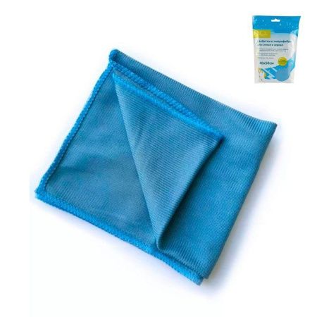 Салфетка для стекл и зеркал 40*50см микрофибра 4214060