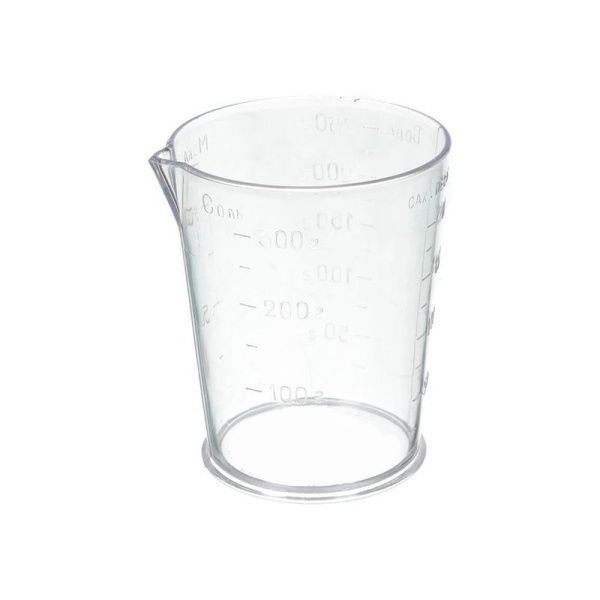 Мерный стакан 250гр. пластик PS ПУ-011К (100)