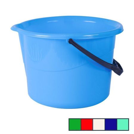 Ведро 9л пластик ВОЛНА без крышки (10)