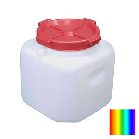 Бочка 20л 29*29*30см пластик прямоугольная (горло 215мм) (6)