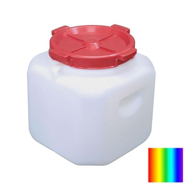 Бочка 20л 29*29*30см пластик прямоугольная (горло 215мм) (6)