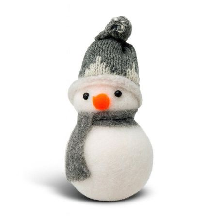 Игрушка новогодняя на елку СНЕГОВИК 11*5*4см пенопласт ZR35-12428/JC-16931 (720)