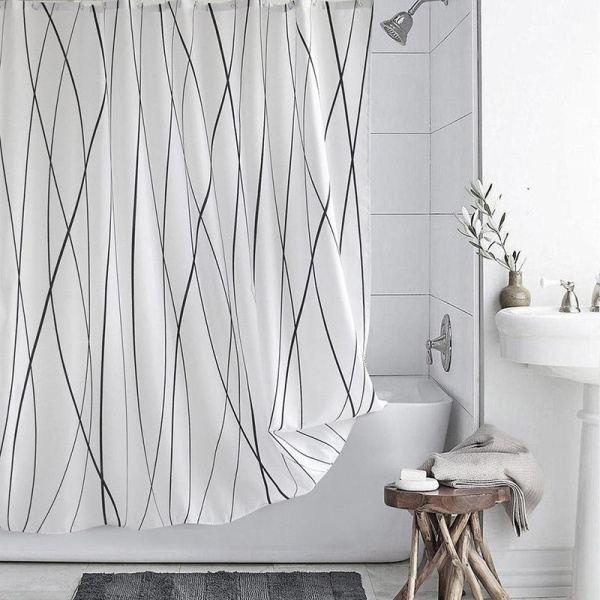 Штора для ванной 180*180см полиэстер (50)