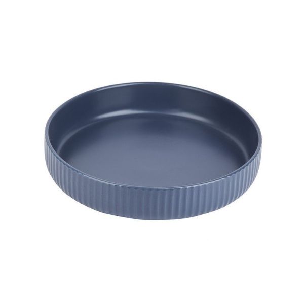 Тарелка мелкая 21*4,5см фарфор Scandi. Arctic Night (18)