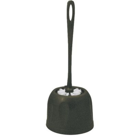 Ершик туалетный 16,5*16,5*37см пластик/нейлон Rock'n'Roll антрацит (30)