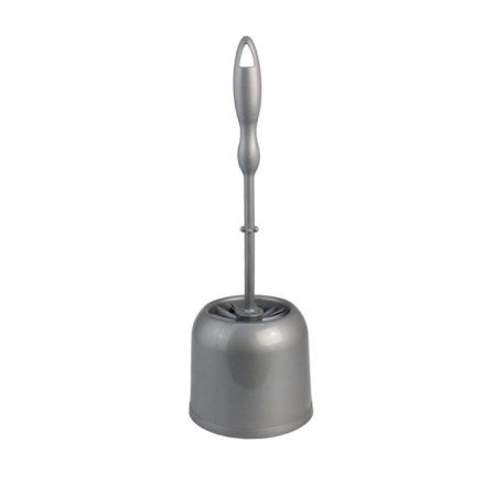 Ершик туалетный 130*380мм пластик КЛАССИК темно-серый (30)