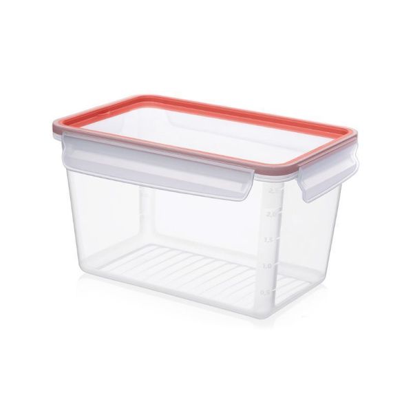 Контейнер пищевой 3л пластик Click & Lock с защелками прозрачный (12)