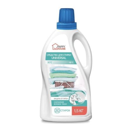 Средство для стирки 1,5кг Happy House Universal (6)
