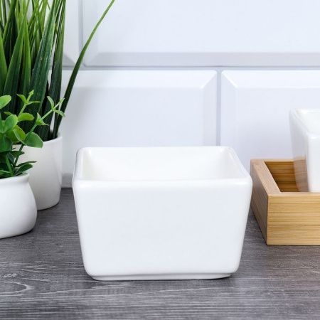 Менажница 4 секции 220мл керамика/дерево KT010 (24)