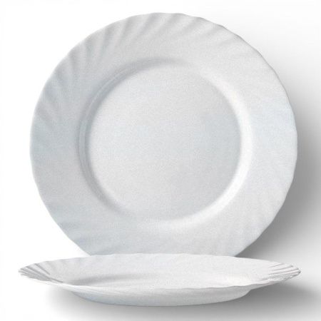 Тарелка мелкая 15,5см стеклокерамика ТРИАНОН N3653 (36)