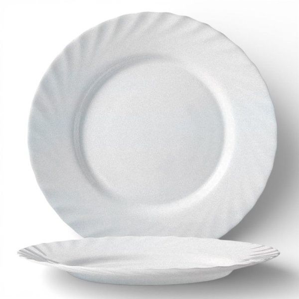 Тарелка мелкая 15,5см стеклокерамика ТРИАНОН N3653 (36)