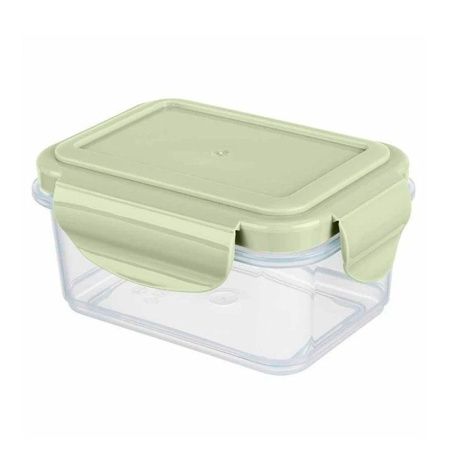 Контейнер пищевой 250мл 118*89*59мм пластик СВЧ SMART LOCK зеленый (24)
