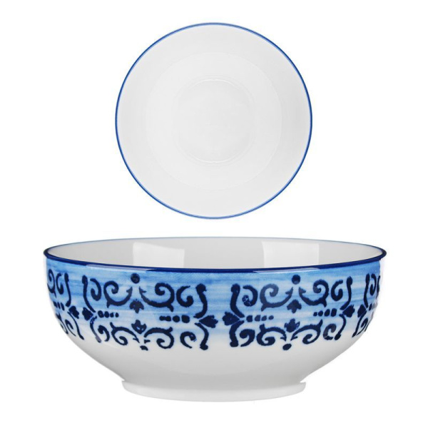 Салатник 16*16*6,5см фарфор ЭТНИКА Ivlev Chef (24)