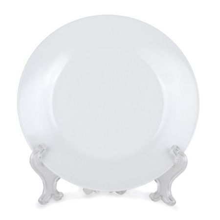 Тарелка мелкая 20см фарфор белая (12/72)