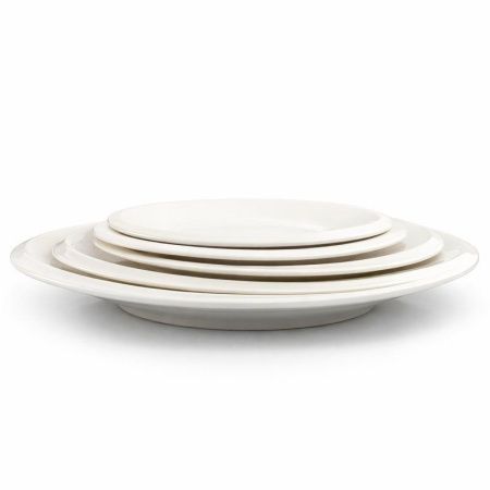 Тарелка мелкая 18см фарфор БЕЛЫЙ МОНО 7" JC-17803 (80)