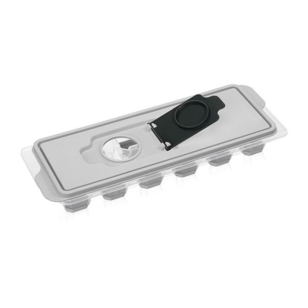 Форма для льда 25,5*9,2*3,6см пластик DIAMAND серый (36)