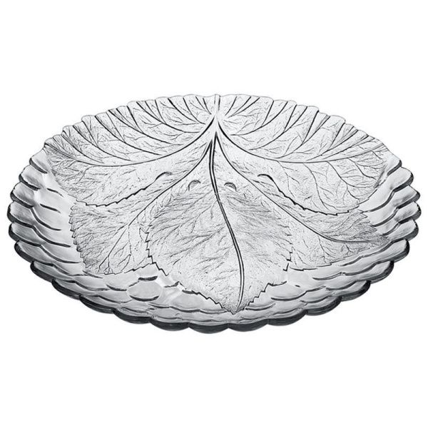 Тарелка мелкая 19,5см стекло СУЛТАНА десертная (12)