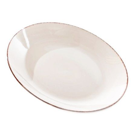 Тарелка мелкая 27см керамика Аэрография АРКТИКА обеденная (6/24)