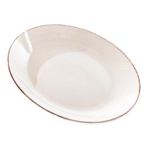 Тарелка мелкая 27см керамика Аэрография АРКТИКА обеденная (6/24)