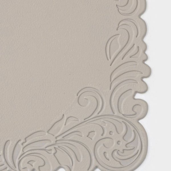 Салфетки сервировочные набор 2шт 45*30см ПВХ Экокожа бежевый (25)