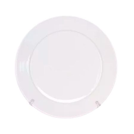 Тарелка мелкая 18см фарфор белье Классик СНЕЖНЫЙ БАРС (24)