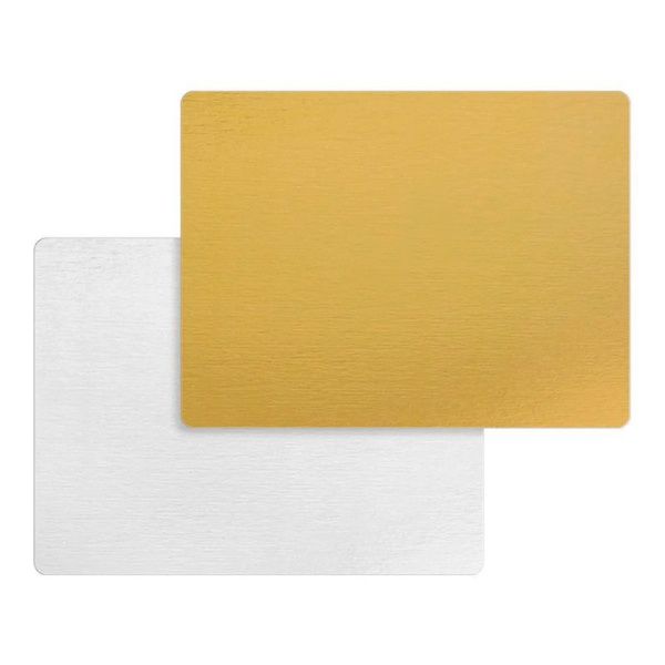 Подложка для торта усиленная 30*40см, толщ. 3,2мм картон золото/жемчуг, в коробке (20)