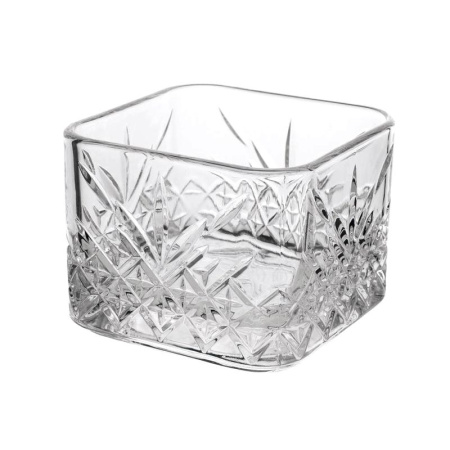 Салатник 235мл стекло ТАЙМЛЕСС квадратный (24)