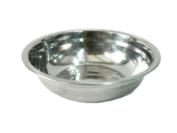 Миска 19см 800мл нерж.сталь h5см средняя JC-3099 (500)
