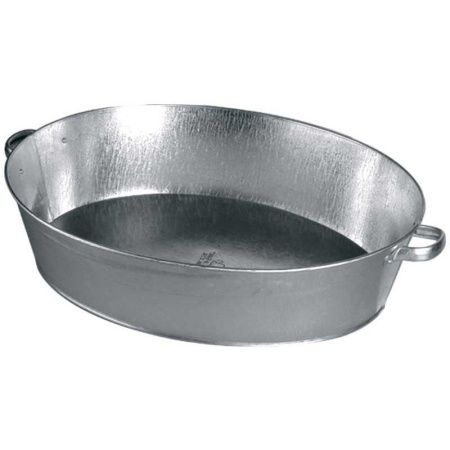 Таз 27л оцинкованный овальный 3-50117 (5)